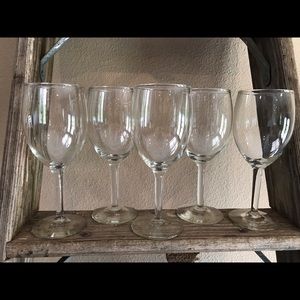 Wine Glasses Straight Stem - 5 PACK - *SALE*